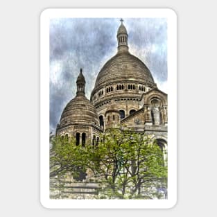 Basilica of Sacre Coeur, Montmatre Paris Sticker